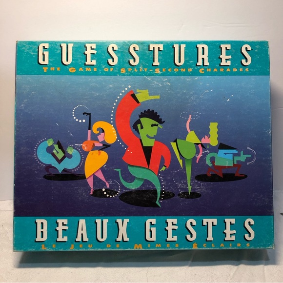Milton Bradley Guesstures The Game of Split Second Charades Vintage 1990s - Picture 7 of 13